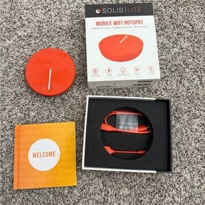 Solis Lite Mobile WiFi Hotspot in Red
